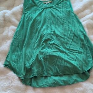 Green Sleeveless Women's Top
